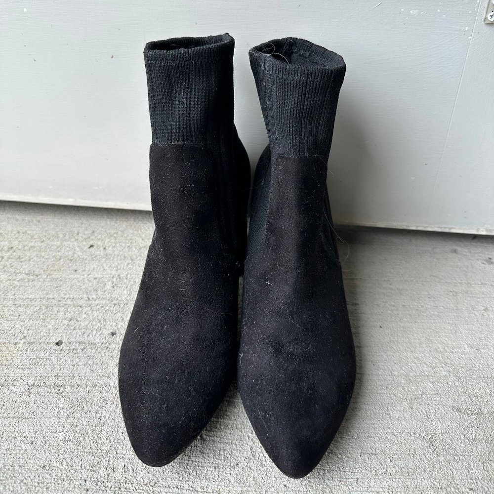 Black Sock Boots | Size 7